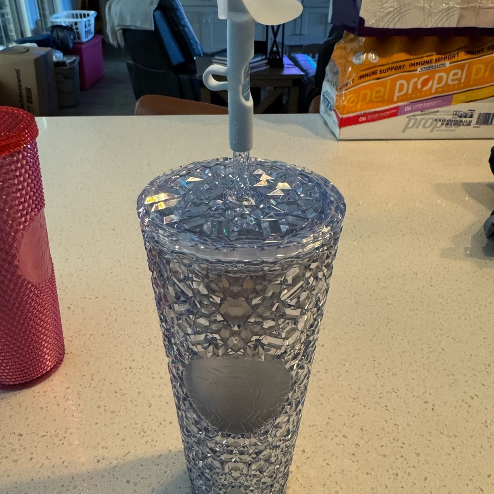 Disney Textured Cinderella Tumbler with Straw topper